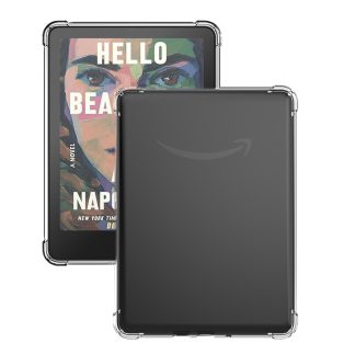 Clear Soft TPU Reinforced Corners Anti-fall E-Book Case For Kindle 12th Gen Paperwhite 7 Inch 2024 Colorsoft & Signature Edition